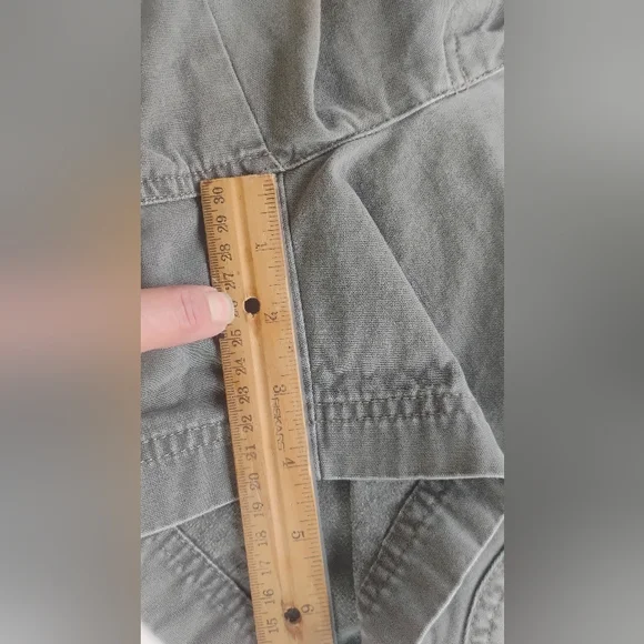 Vintage Y2K Bass Women's Cargo Shorts Green Size 6 Cotton Mid Rise - Picture 5 of 13